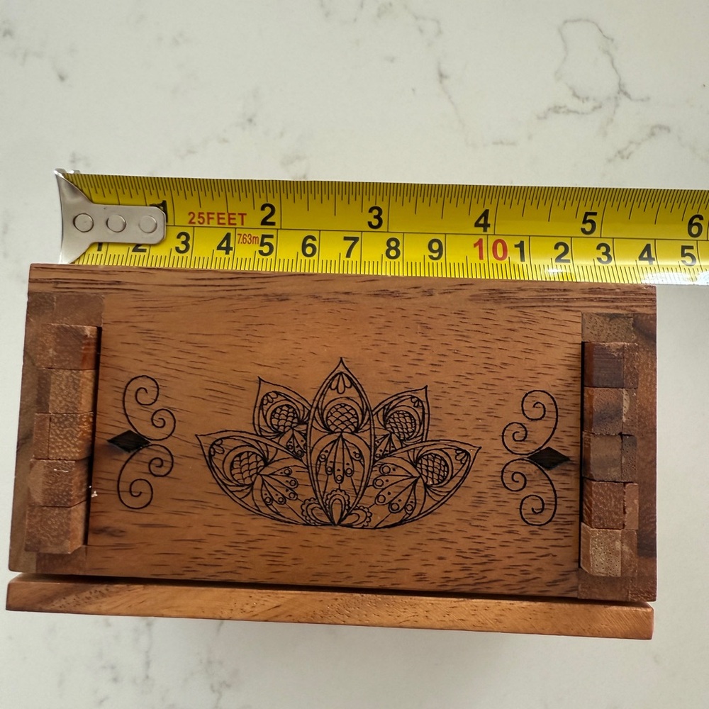 Wooden Lotus Secret Lock Box
Puzzle - Picture 5 of 5